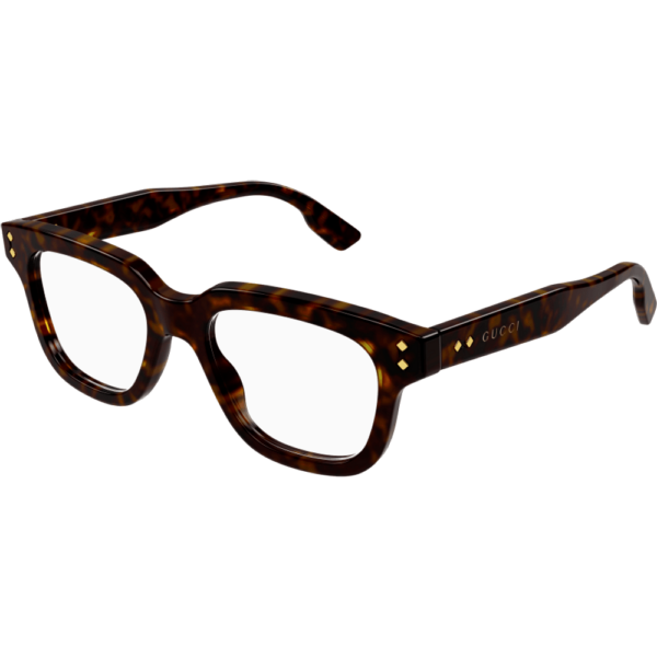 Occhiali vista  Gucci Gg1219o cod. colore 002 Uomo Squadrata Havana