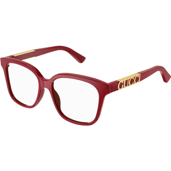 Occhiali vista  Gucci Gg1192o cod. colore 006 Donna Squadrata Rosso