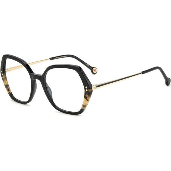 Occhiali vista  Carolina herrera Her 0205 cod. colore wr7 Donna Geometrica Nero / havana