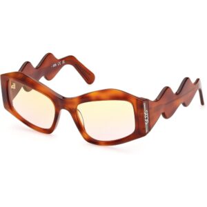 Occhiali da sole  Gcds Gd0023 cod. colore 53g Unisex Geometrica Havana