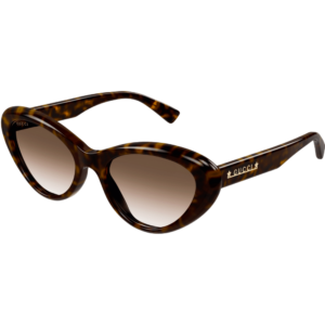 Occhiali da sole  Gucci Gg1170s cod. colore 002 Donna Cat eye Havana