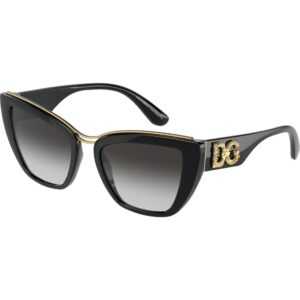 Occhiali da sole  Dolce & gabbana Dg6144  cod. colore 501/8g Donna Cat eye Nero