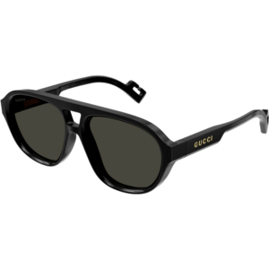 Occhiali da sole  Gucci Gg1239s cod. colore 004 Uomo Pilot Nero