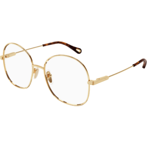 Occhiali vista  Chloé Ch0138o cod. colore 001 Donna Rotonda Oro