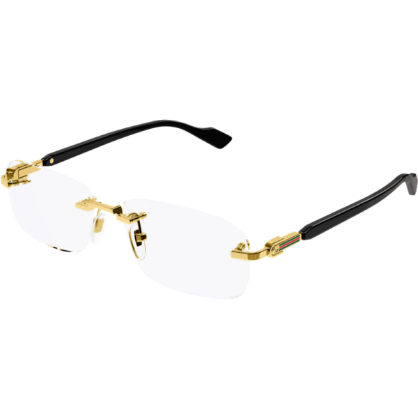 Occhiali vista  Gucci Gg1221o cod. colore 001 Uomo Squadrata Oro