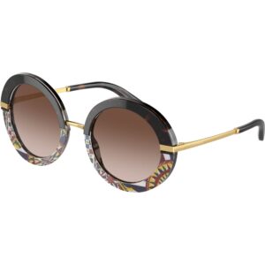 Occhiali da sole  Dolce & gabbana Dg4393  cod. colore 327813 Donna Rotonda Marrone