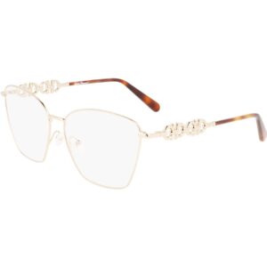 Occhiali vista  Ferragamo Sf2217 cod. colore 710 Donna Squadrata Oro