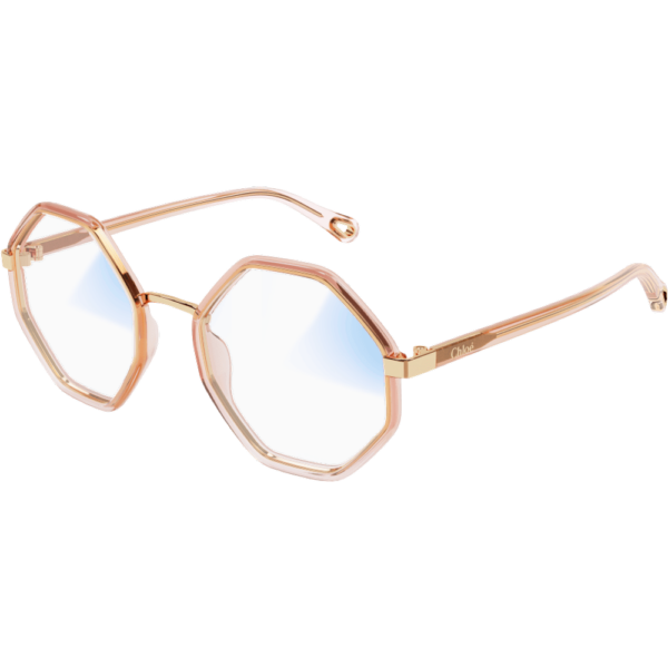 Occhiali da sole  Chloé Ch0132s cod. colore 001 Donna Geometrica Arancione