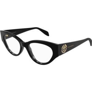 Occhiali vista  Alexander mcqueen Am0380o cod. colore 001 Donna Cat eye Nero