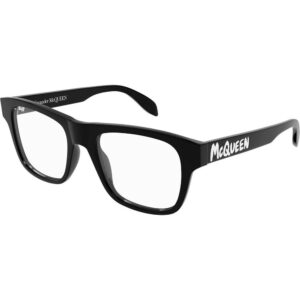 Occhiali vista  Alexander mcqueen Am0389o cod. colore 001 Uomo Geometrica Nero