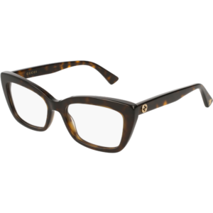 Occhiali vista  Gucci Gg0165on cod. colore 002 Donna Cat eye Havana