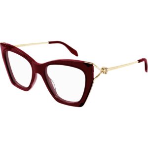 Occhiali vista  Alexander mcqueen Am0376o cod. colore 003 Donna Cat eye Rosso