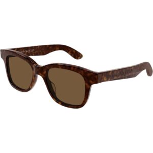 Occhiali da sole  Alexander mcqueen Am0382s cod. colore 006 Uomo Geometrica Havana