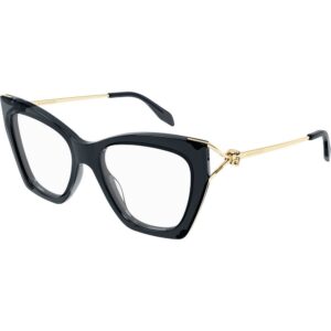 Occhiali vista  Alexander mcqueen Am0376o cod. colore 002 Donna Cat eye Grigio