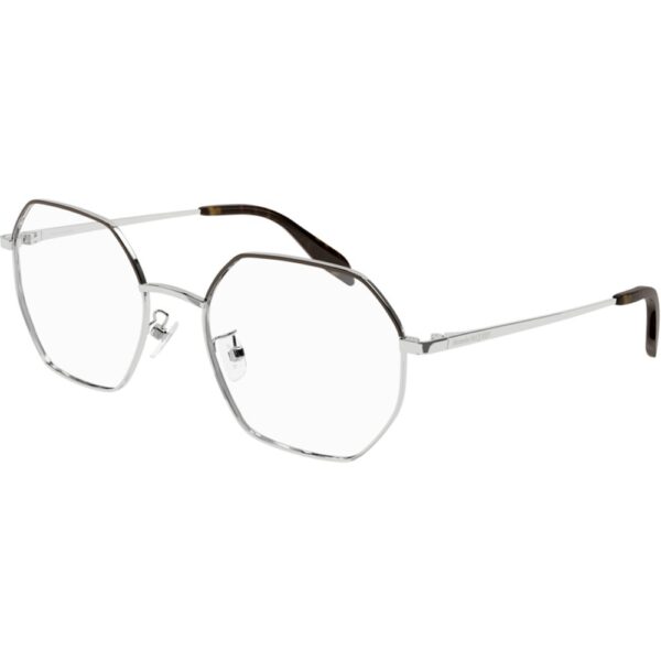 Occhiali vista  Alexander mcqueen Am0338o cod. colore 002 Unisex Geometrica Argento