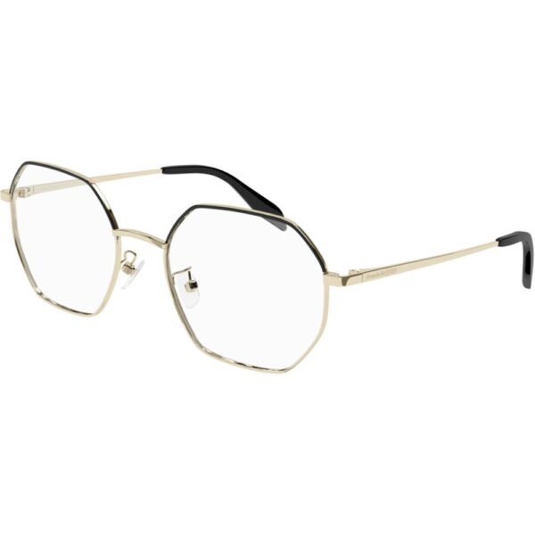 Occhiali vista  Alexander mcqueen Am0338o cod. colore 001 Unisex Geometrica Oro