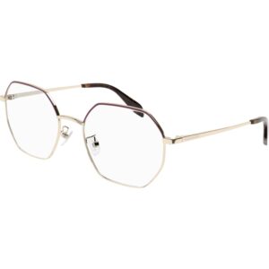 Occhiali vista  Alexander mcqueen Am0338o cod. colore 003 Unisex Geometrica Oro