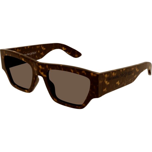 Occhiali da sole  Alexander mcqueen Am0393s cod. colore 002 Uomo Squadrata Havana