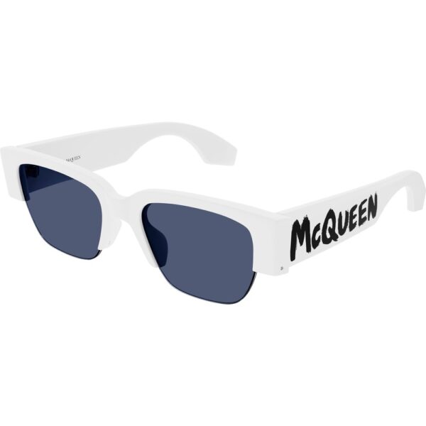 Occhiali da sole  Alexander mcqueen Am0405s cod. colore 004 Unisex Squadrata Bianco