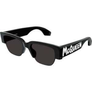 Occhiali da sole  Alexander mcqueen Am0405s cod. colore 001 Unisex Squadrata Nero