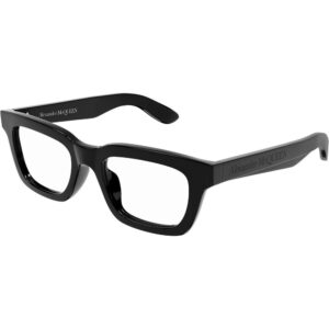 Occhiali vista  Alexander mcqueen Am0392o cod. colore 001 Uomo Geometrica Nero