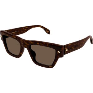 Occhiali da sole  Alexander mcqueen Am0409s cod. colore 002 Uomo Squadrata Havana