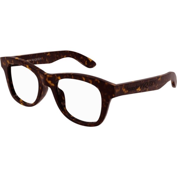 Occhiali vista  Alexander mcqueen Am0396o cod. colore 002 Uomo Geometrica Havana