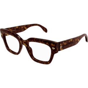 Occhiali vista  Alexander mcqueen Am0411o cod. colore 002 Uomo Squadrata Havana