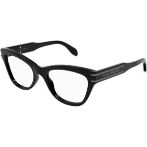 Occhiali vista  Alexander mcqueen Am0401o cod. colore 001 Donna Cat eye Nero