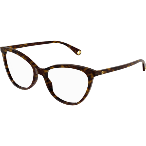 Occhiali vista  Gucci Gg1079o cod. colore 003 Donna Cat eye Havana