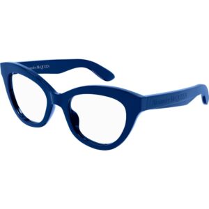 Occhiali vista  Alexander mcqueen Am0395o cod. colore 004 Donna Cat eye Blu