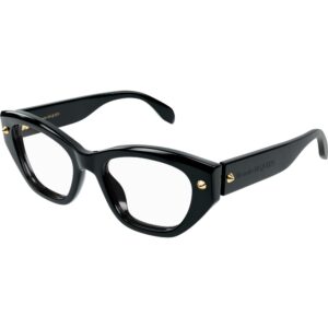 Occhiali vista  Alexander mcqueen Am0410o cod. colore 001 Donna Cat eye Nero