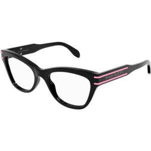 Occhiali vista  Alexander mcqueen Am0401o cod. colore 003 Donna Cat eye Nero