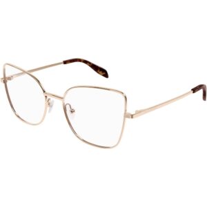 Occhiali vista  Alexander mcqueen Am0416o cod. colore 003 Donna Cat eye Oro