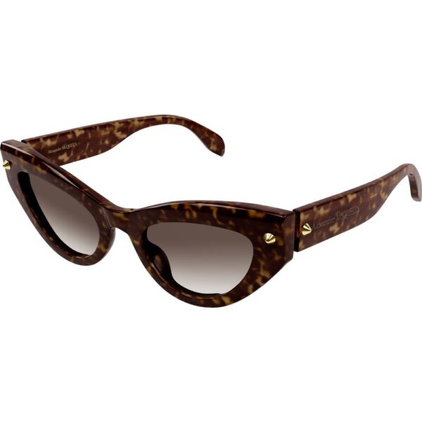 Occhiali da sole  Alexander mcqueen Am0407s cod. colore 002 Donna Cat eye Havana