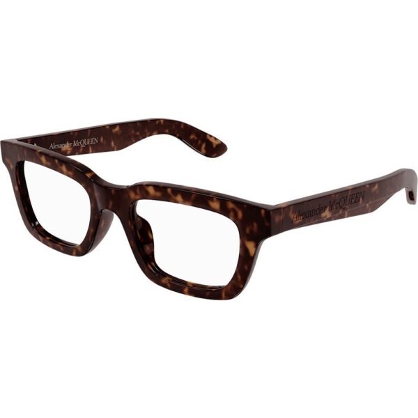 Occhiali vista  Alexander mcqueen Am0392o cod. colore 002 Uomo Geometrica Havana