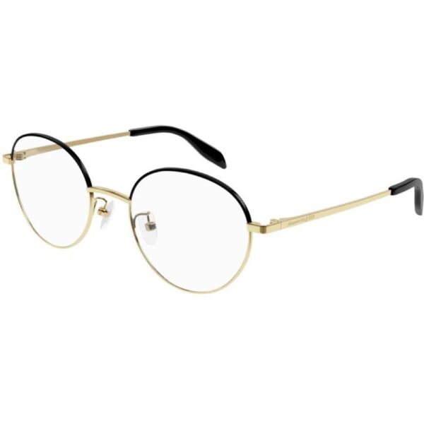 Occhiali vista  Alexander mcqueen Am0369o cod. colore 001 Unisex Panthos Oro / nero