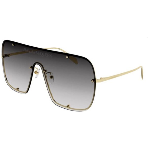 Occhiali da sole  Alexander mcqueen Am0362s cod. colore 003 Unisex Squadrata Oro