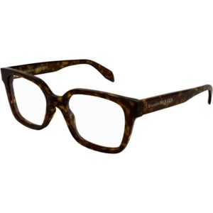 Occhiali vista  Alexander mcqueen Am0358o cod. colore 002 Uomo Squadrata Havana