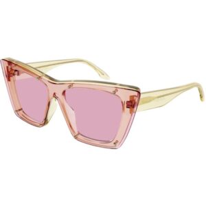 Occhiali da sole  Alexander mcqueen Am0361s cod. colore 003 Donna Cat eye Rosa