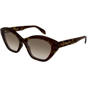 Occhiali da sole  Alexander mcqueen Am0355s cod. colore 002 Donna Cat eye Havana