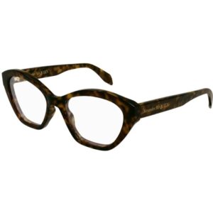 Occhiali vista  Alexander mcqueen Am0360o cod. colore 002 Donna Cat eye Havana