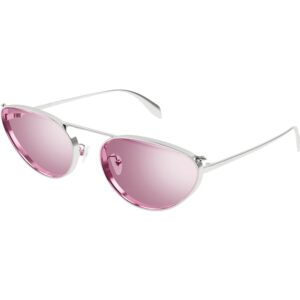 Occhiali da sole  Alexander mcqueen Am0424s cod. colore 003 Donna Cat eye Argento