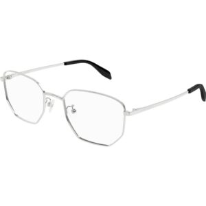 Occhiali vista  Alexander mcqueen Am0438o cod. colore 007 Uomo Geometrica Argento