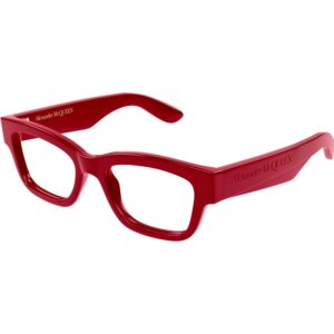 Occhiali vista  Alexander mcqueen Am0422o cod. colore 003 Donna Squadrata Rosso