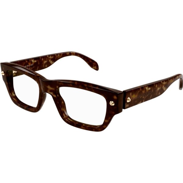 Occhiali vista  Alexander mcqueen Am0428o cod. colore 002 Unisex Squadrata Havana