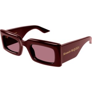 Occhiali da sole  Alexander mcqueen Am0433s cod. colore 003 Donna Squadrata Bordeaux