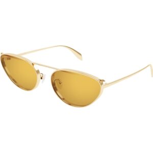 Occhiali da sole  Alexander mcqueen Am0424s cod. colore 005 Donna Cat eye Oro