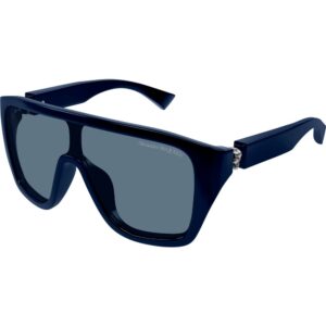 Occhiali da sole  Alexander mcqueen Am0430s cod. colore 003 Uomo Maschera Blu