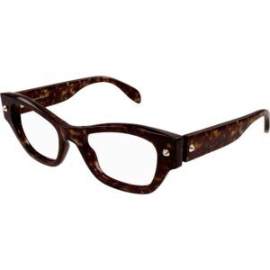 Occhiali vista  Alexander mcqueen Am0429o cod. colore 002 Donna Cat eye Havana